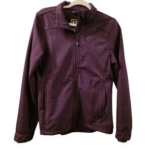 Under Armour Womens Purple UA Storm Softshell Jacket Full Zip 1238898 Rip Stop S